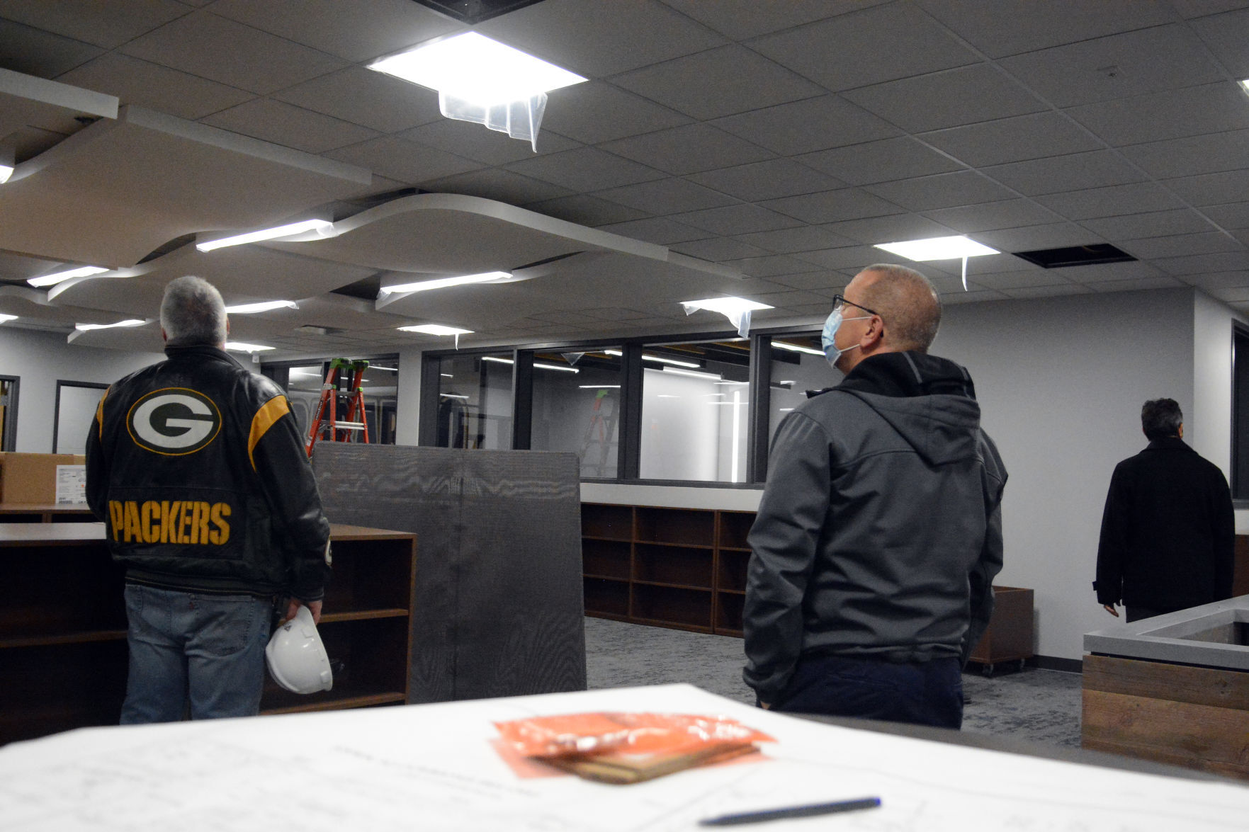 Tour of Jack Young Middle School construction, Dec. 7